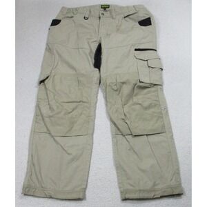 Blaklader Pants Mens 36x30 Beige Ripstop Workwear Cargo Utility Tool BLK 1959